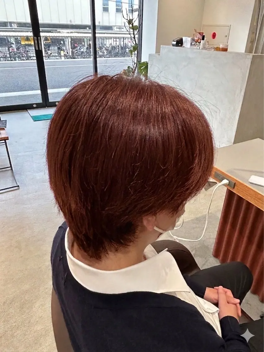 ショート カラー ヘアカラー 🖤alb. / マイ🩶のヘアスタイル