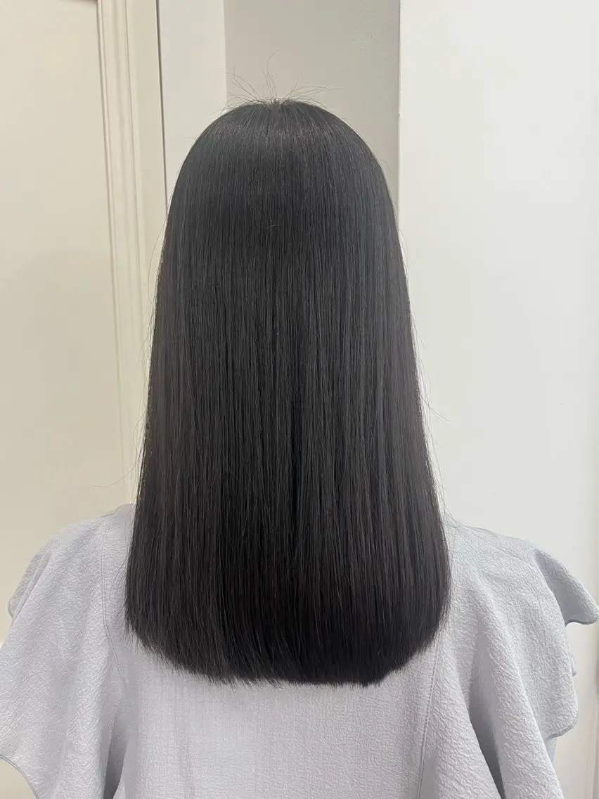 ロング メンズパーマ/ ハイトーン/タニザキのヘアスタイル