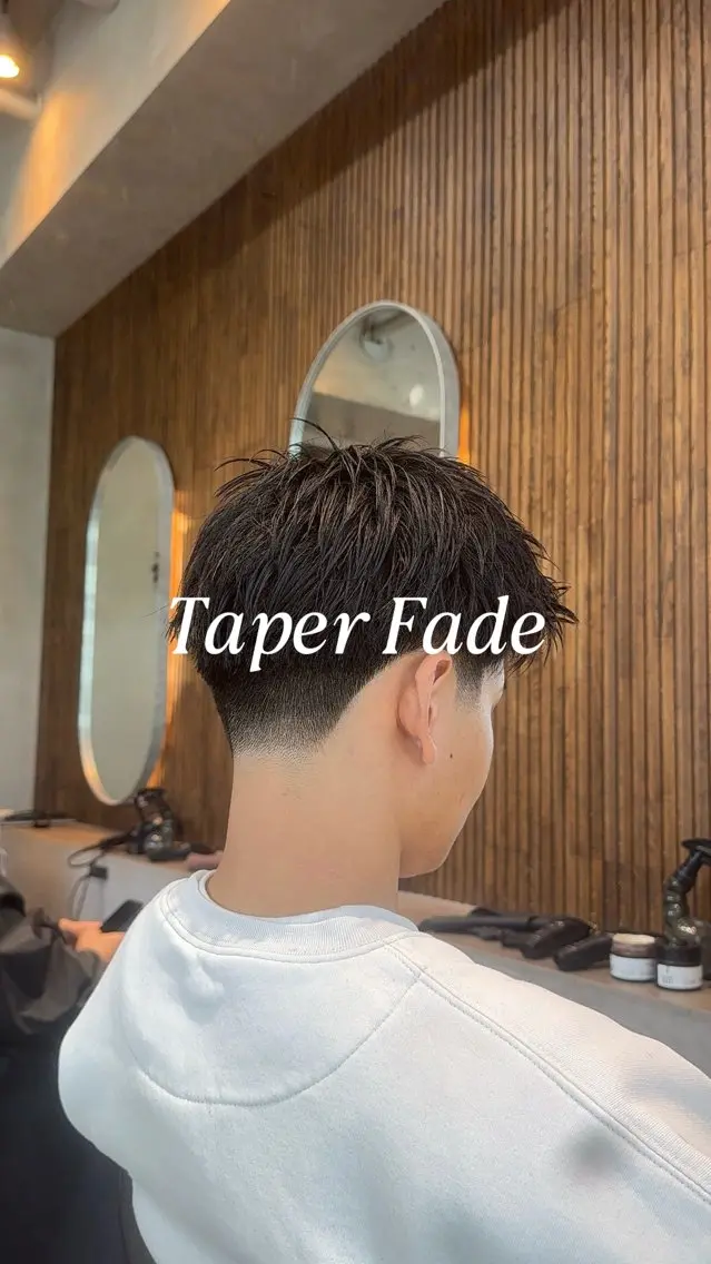ショート メンズ フェードカット メンズショート スパイキーショート ショートヘア カット トリートメント メンズ特化/パーマ/ フェード/渋谷/千尋のヘアスタイル