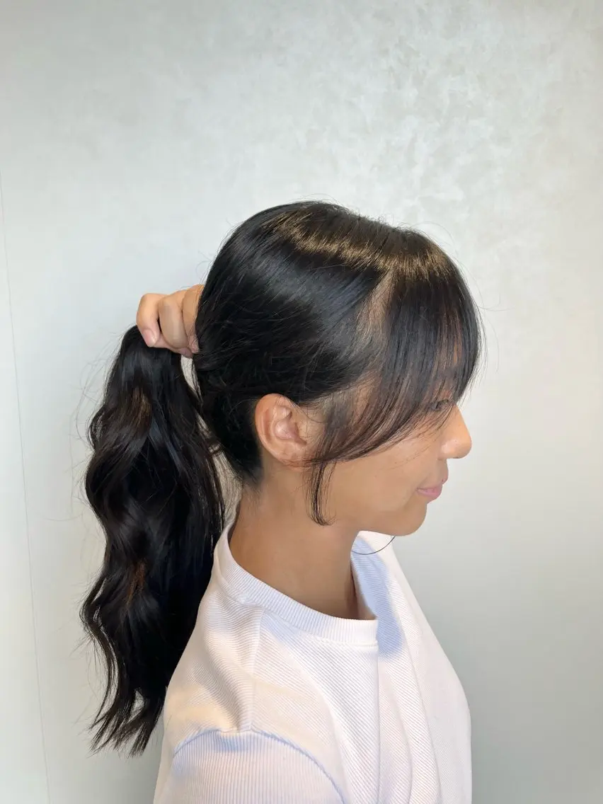 ロング 小顔カット カット ヘアカラー トリートメント 大宮レイヤーカット× 透明感カラー rioのヘアスタイル