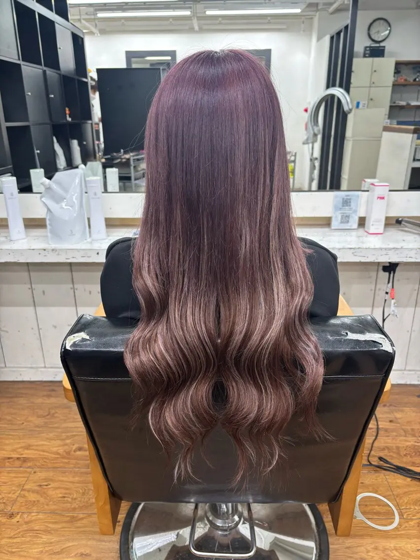 ロング エクステ 香野 優子のヘアスタイル