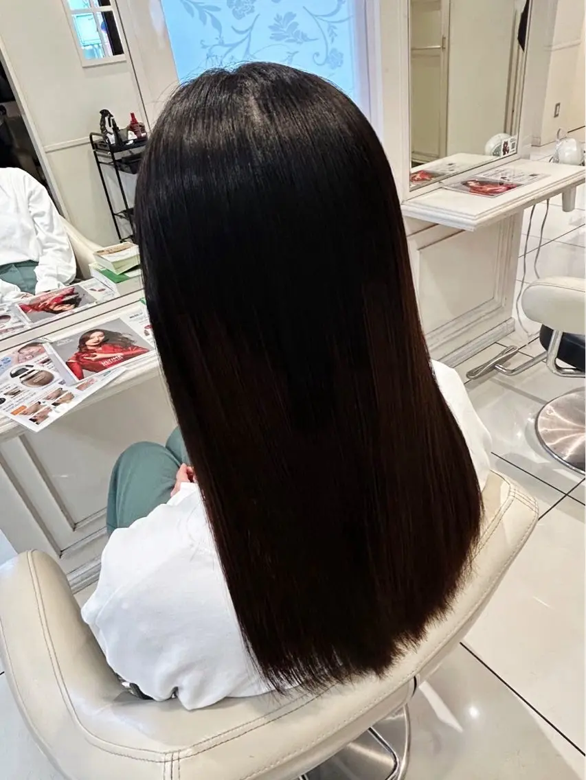 全体縮毛矯正＋（ロング料金）【💗16:00~】の写真