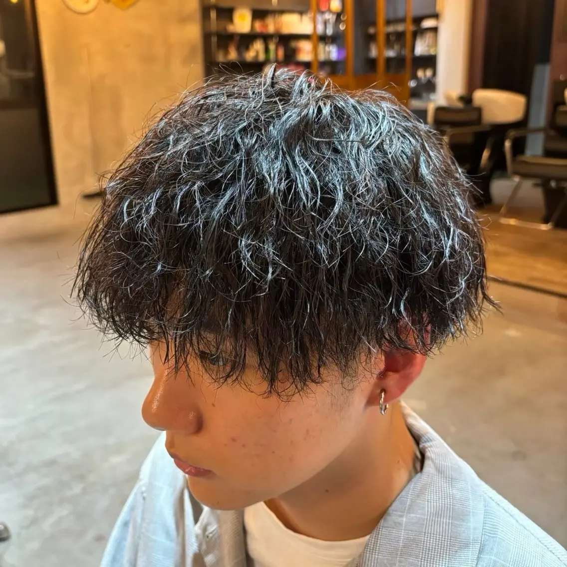 ショート パーマ メンズ 縮毛矯正/ツイスパ /ショート/結希のヘアスタイル