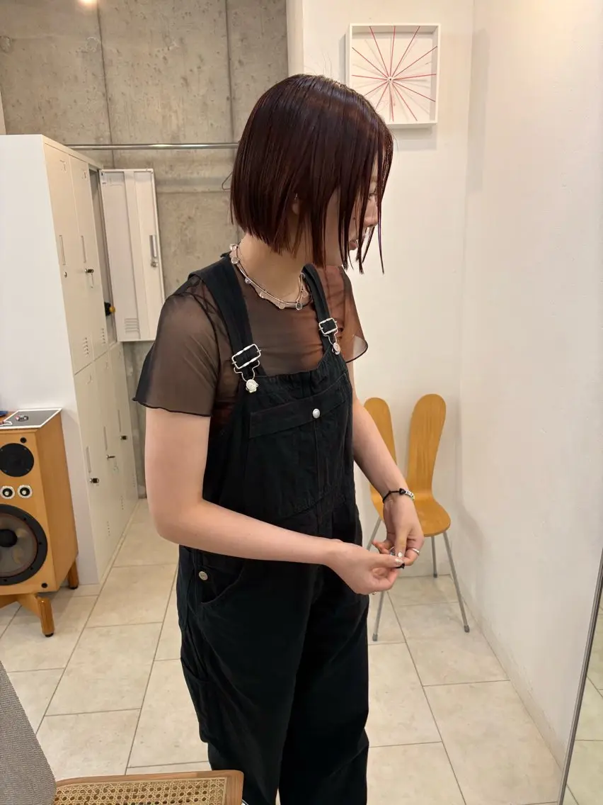 ショート カラー パーマ カット ヘアカラー 縮毛矯正 eri kinjoのヘアスタイル