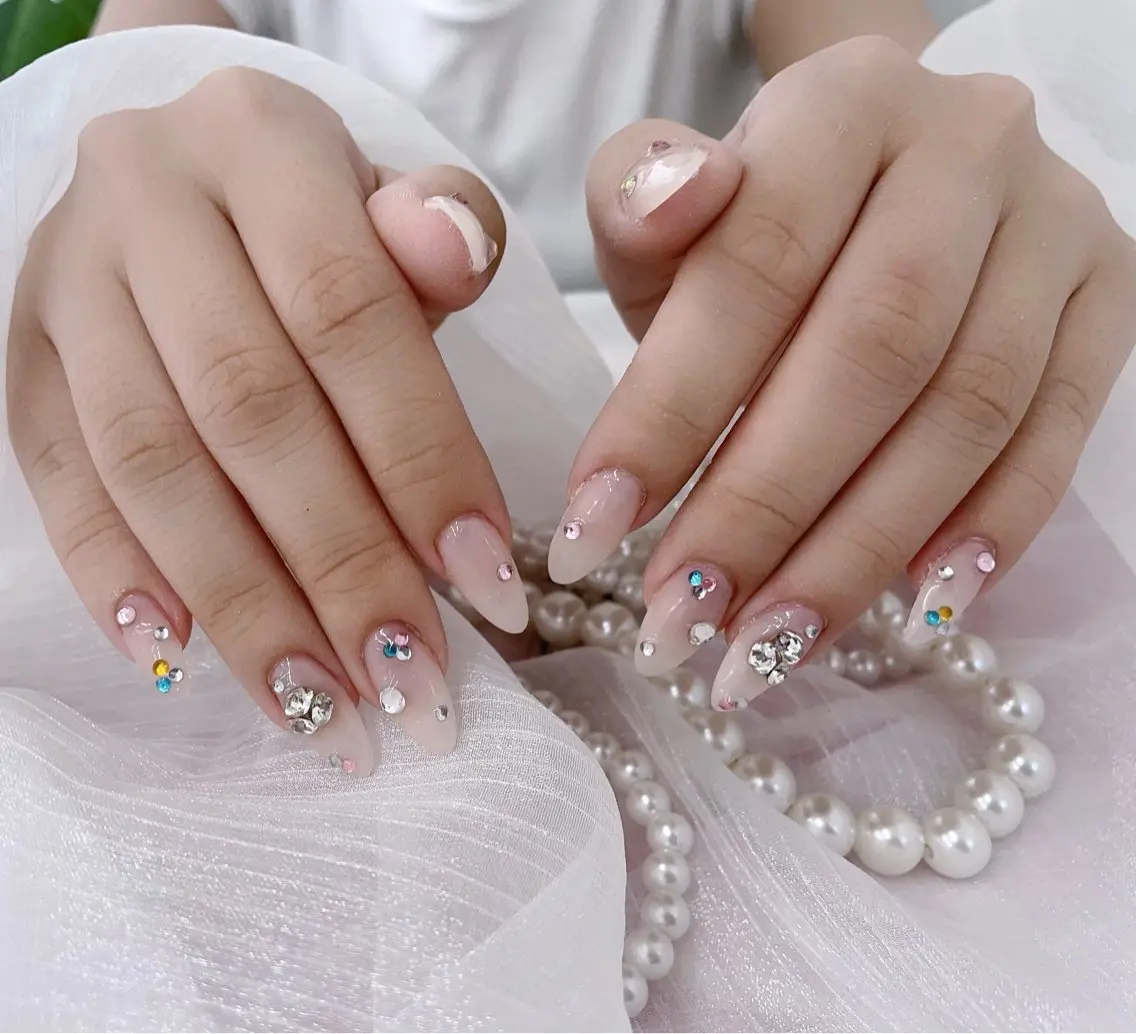 ネイル ワンカラーネイル ハンドネイル 🩵Minmin nail salonのネイルデザイン