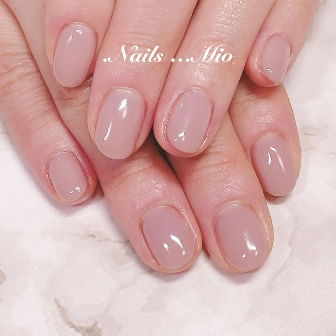 ネイル ワンカラーネイル .Nails Mio 赤羽西ネイルサロンのネイルデザイン