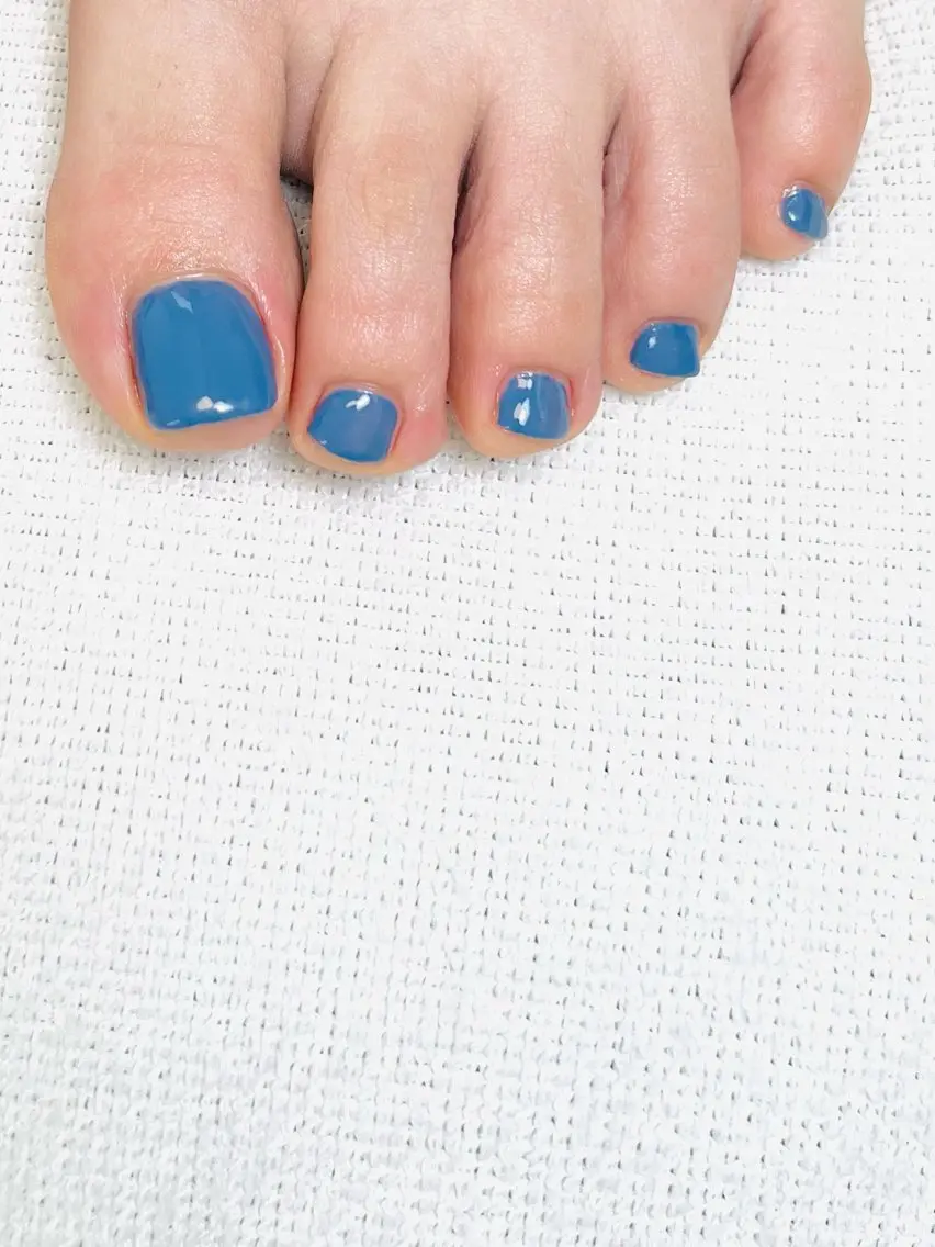 ネイル カジュアル フットネイル Hum nail  roomのネイルデザイン
