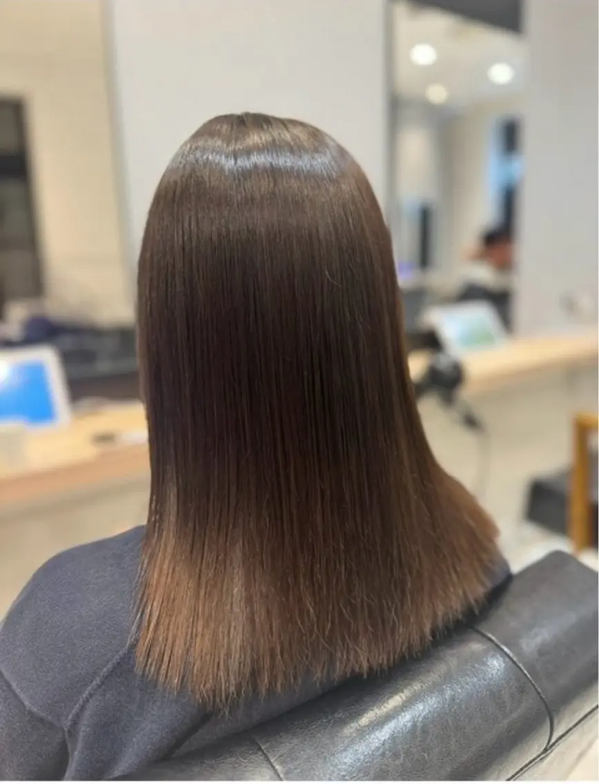 セミロング 橋爪 朱音のヘアスタイル