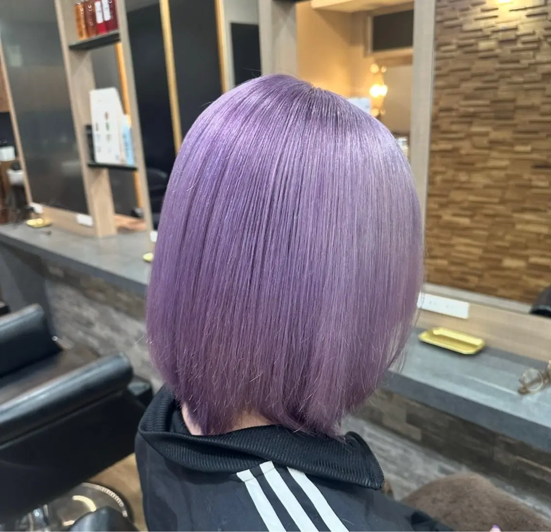 ミディアム ヘアカラー 横浜lapis amaneのヘアスタイル