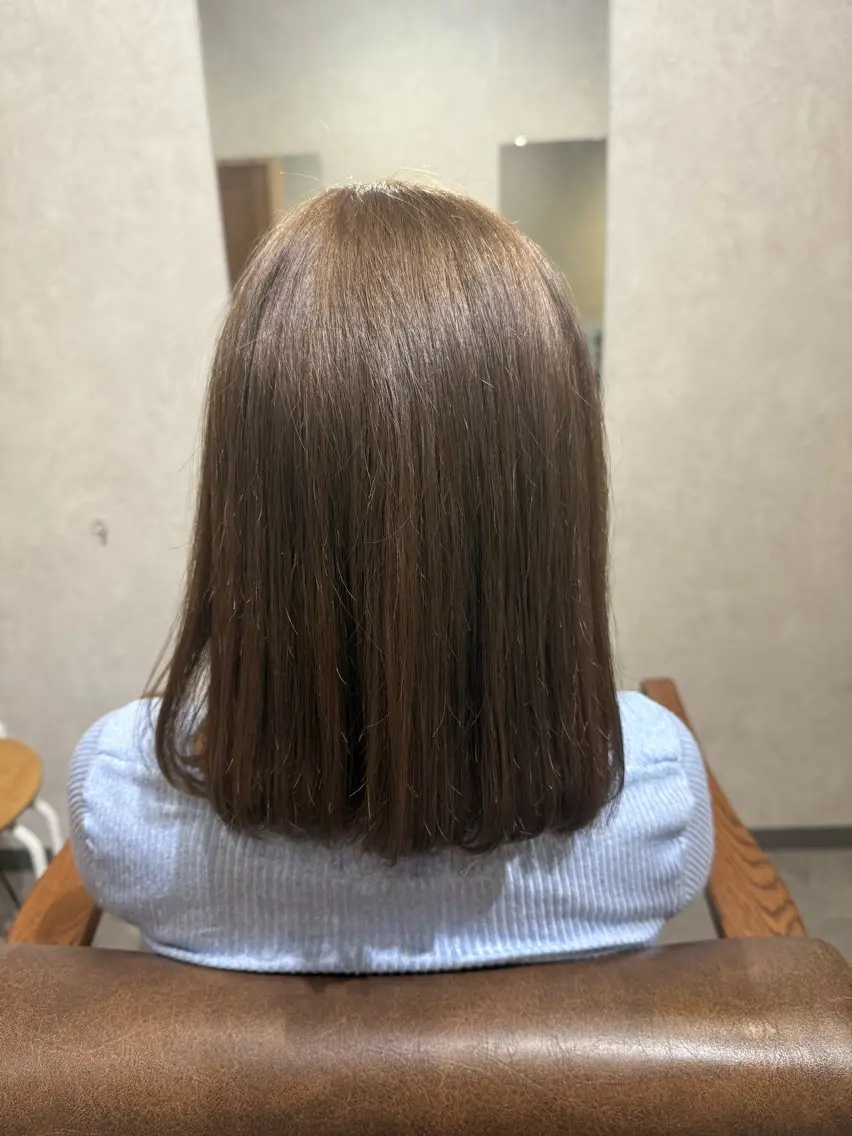 ミディアム カラー ヘアカラー Bish Yanaのヘアスタイル