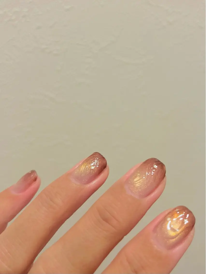マグネットネイルに6​〜​10本アート💖✨の写真