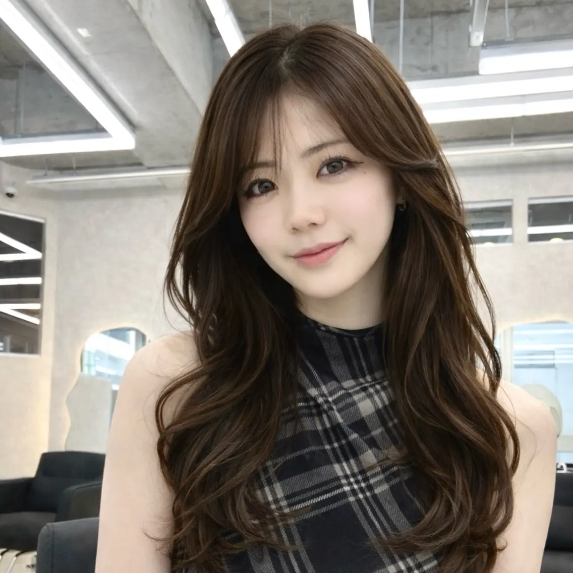 【🇰🇷ご新規様限定人気No.1🇰🇷】💎韓国風レイヤーカット+艶カラー+1stepトリートメント💖💖の写真