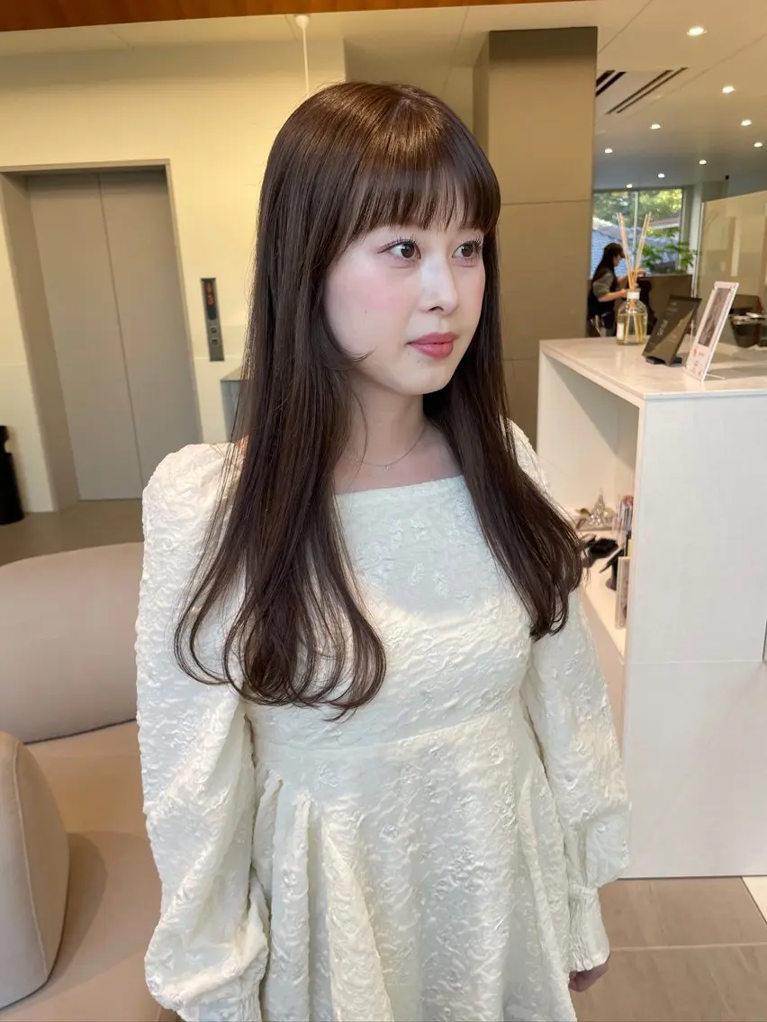 ロング 顔まわりカット🍀 chiakiのヘアスタイル