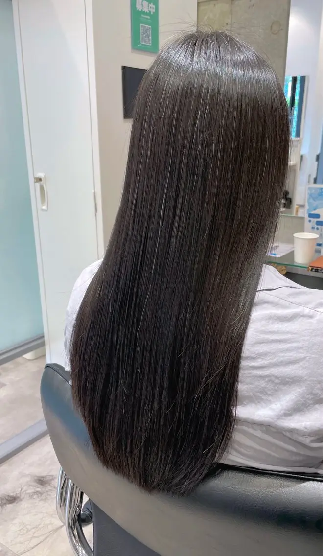 ロング カラー 髪質改善 トリートメント ドライ カット✂️髪質改善のヘアスタイル