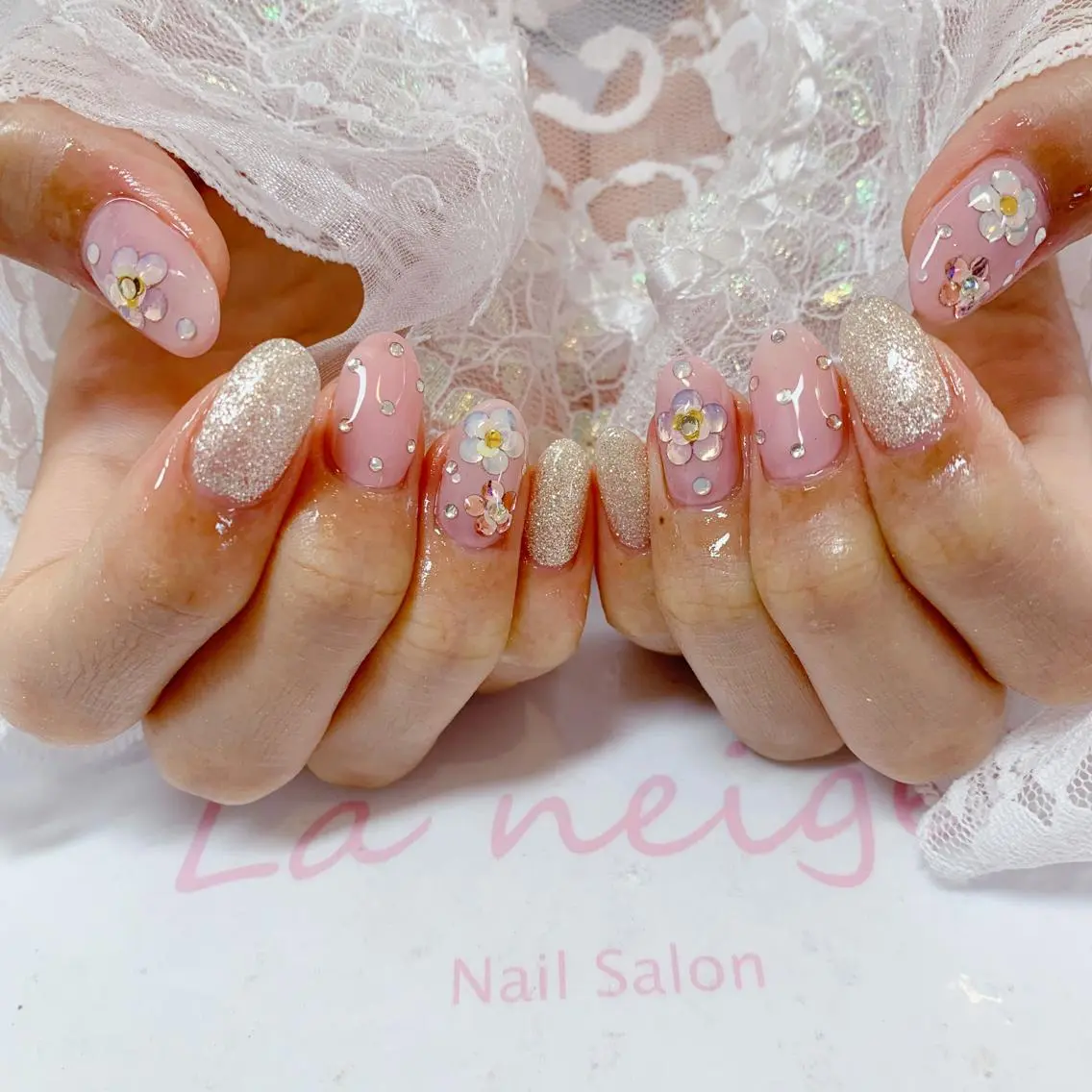 ネイル ハンドネイル La neige* yuki 🐩🌙のネイルデザイン