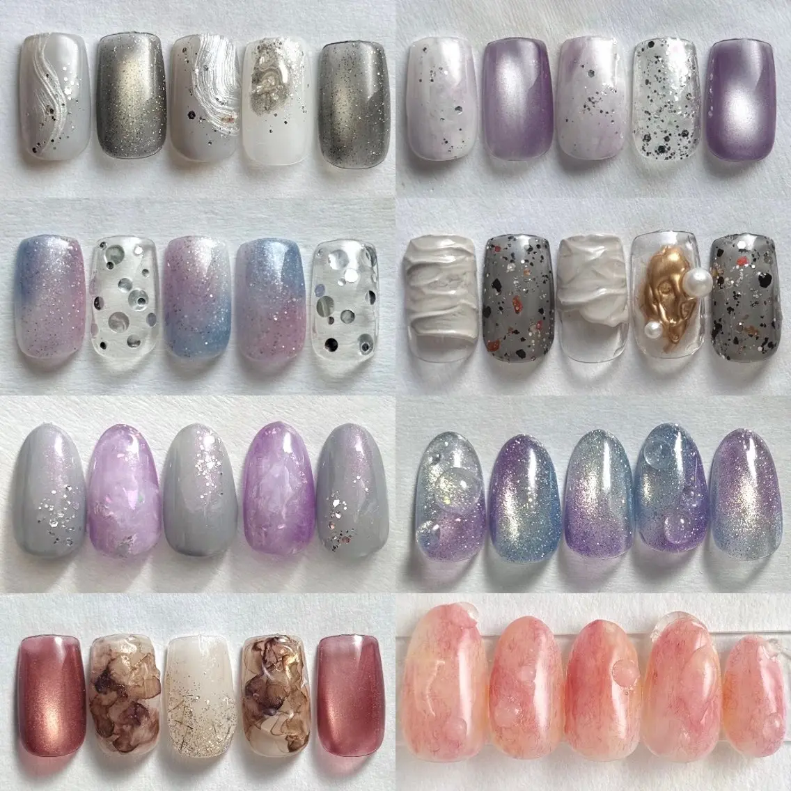 ネイル ジェルネイル マグネットネイル ニュアンスネイル ワンカラーネイル ハンドネイル muum_nail 新宿2分 三丁目1分のネイルデザイン