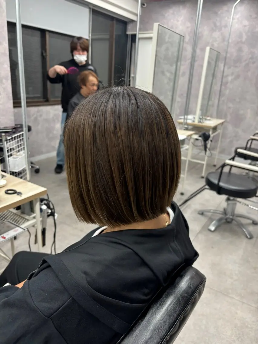 ショート カラー ヘアカラー トリートメント Riko🐰💗／ モテ艶髪《本厚木》のヘアスタイル