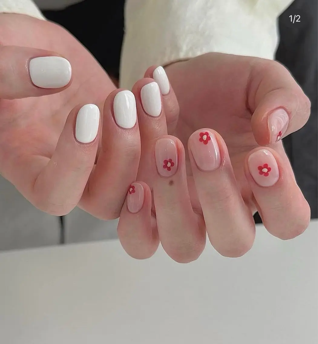ネイル アートネイル 成人式 ジェルネイル ニュアンスネイル ネイルチップ Kora Nailのネイルデザイン