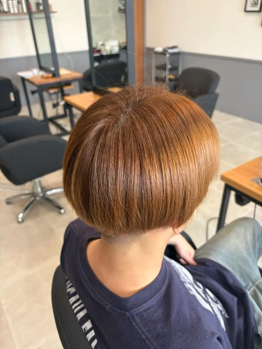 ショート メンズ 永井 美優のヘアスタイル