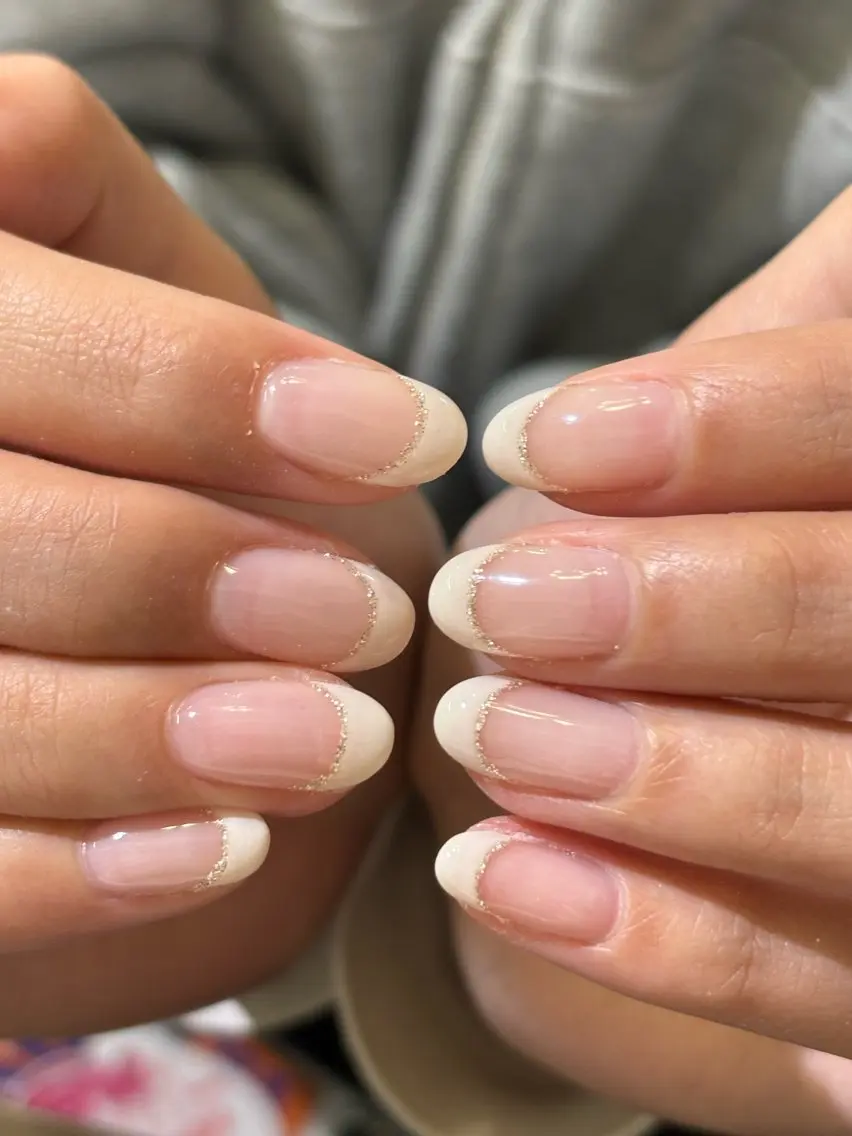 ネイル フレンチネイル 佐藤 渚紗のネイルデザイン