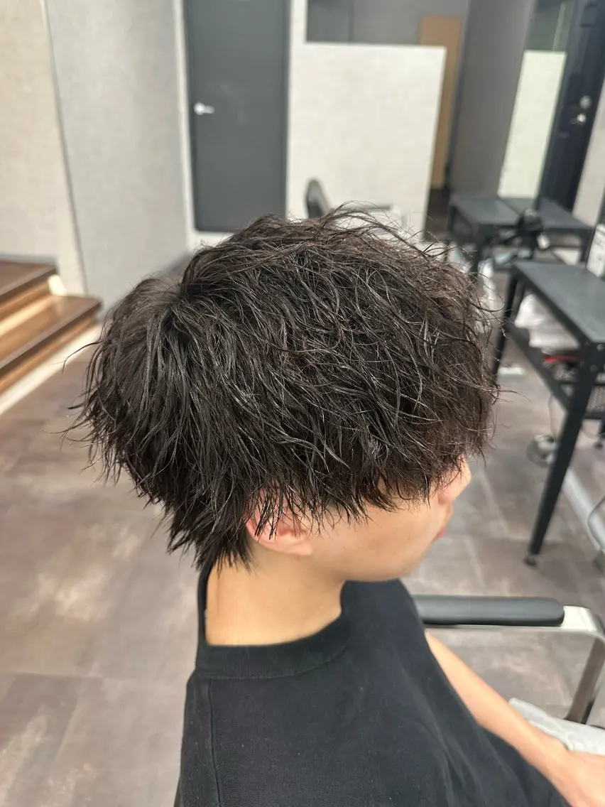 ショート パーマ メンズ 👊メンズ特化👊 田中健輔のヘアスタイル