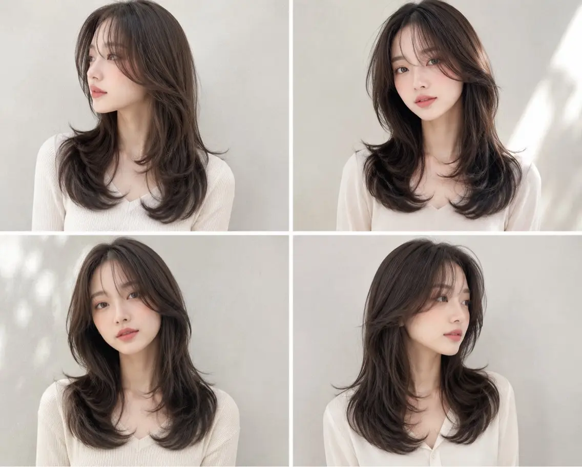 ミディアム カット ヘアカラー トリートメント Garden 浅草蔵前のヘアスタイル