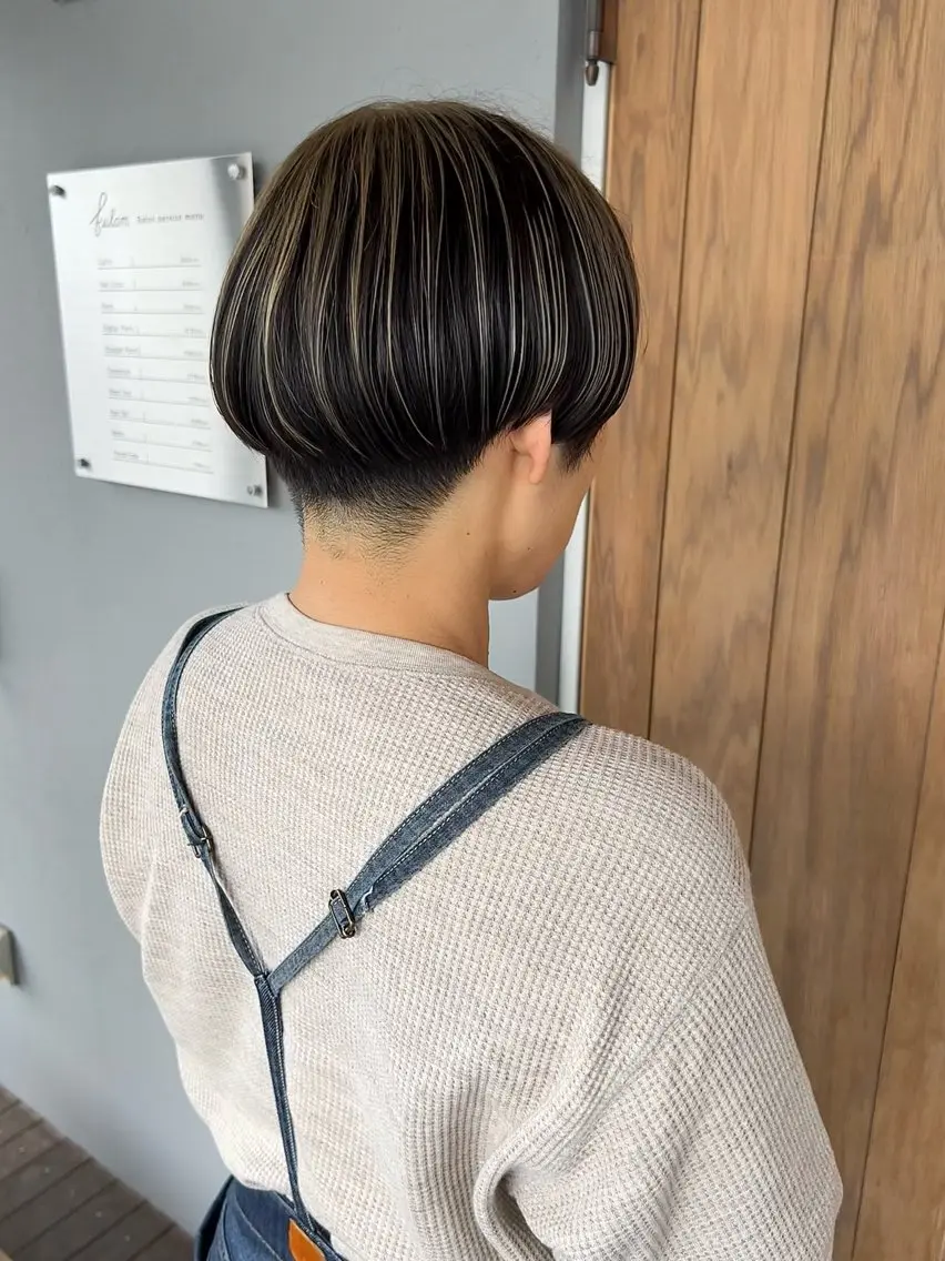 ショート カラー カット ヘアカラー WATANABE MISAKIのヘアスタイル