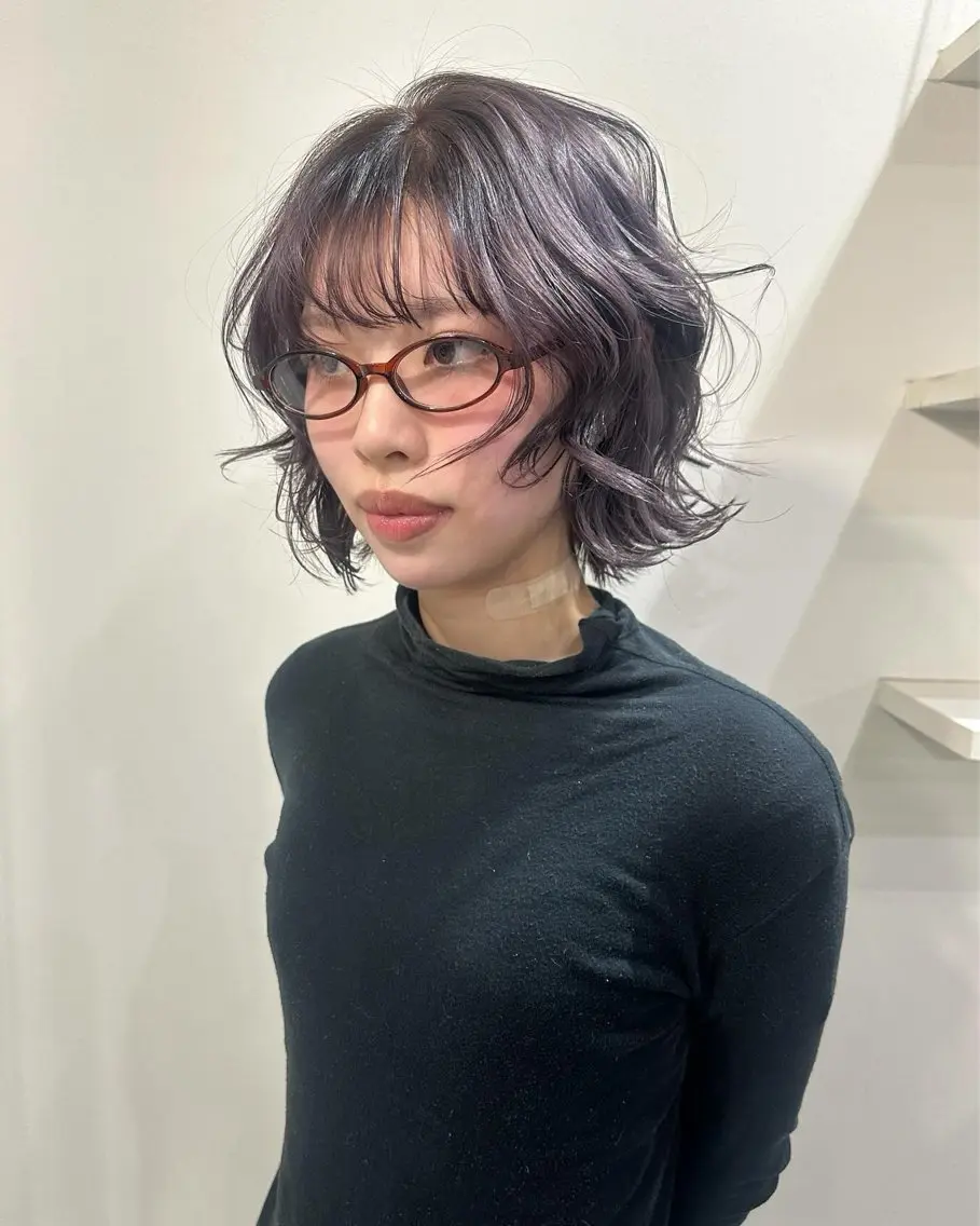 ミディアム ブリーチカラー yuraraのヘアスタイル