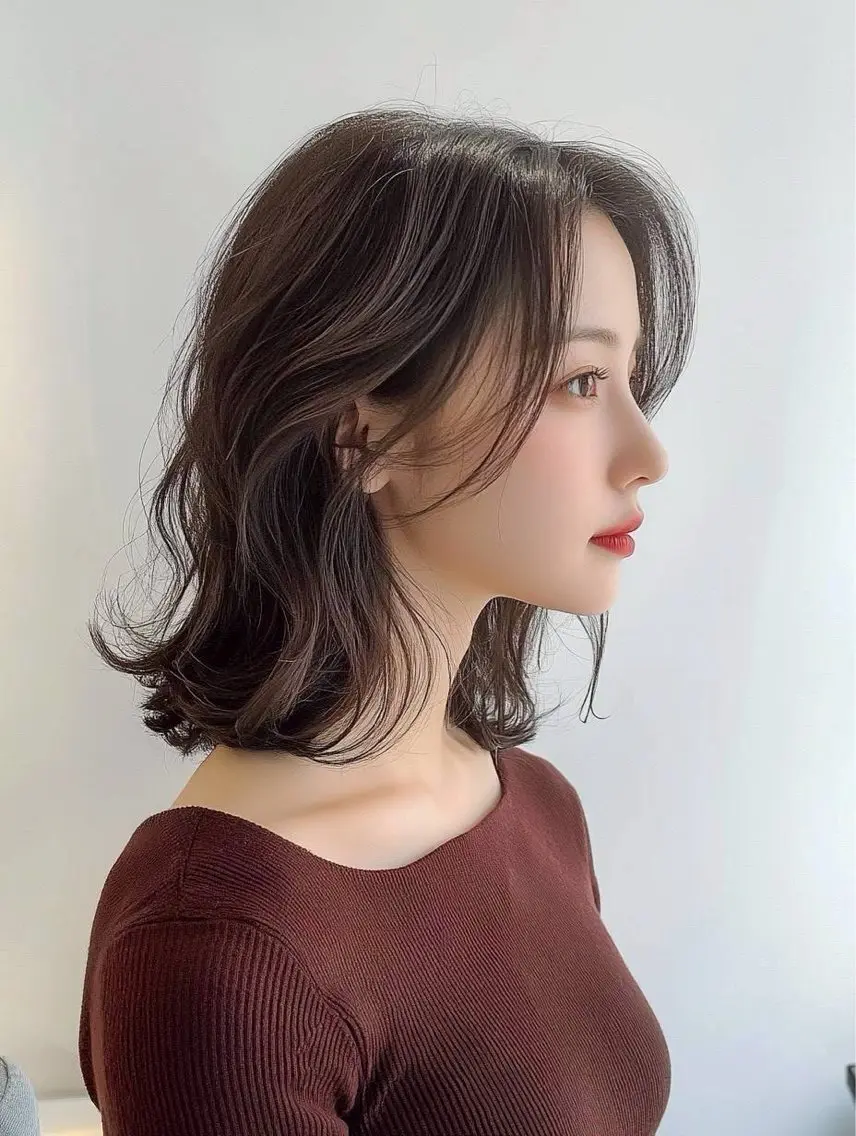ミディアム MIO🍎ハイトーン /透明感カラーのヘアスタイル