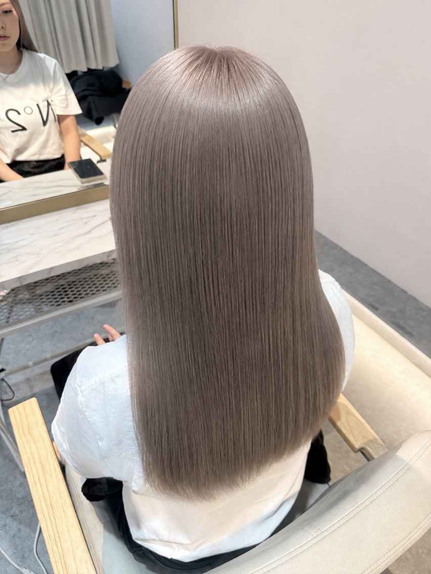 ロング ヘアカラー トリートメント NAO/レイヤー🌷 /ハイトーンカラー✨のヘアスタイル