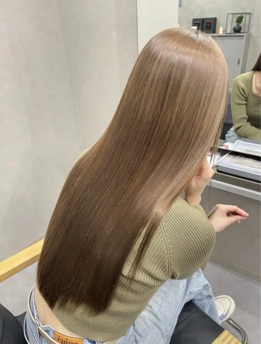 カット 縮毛矯正 佐々木 愛実のヘアスタイル