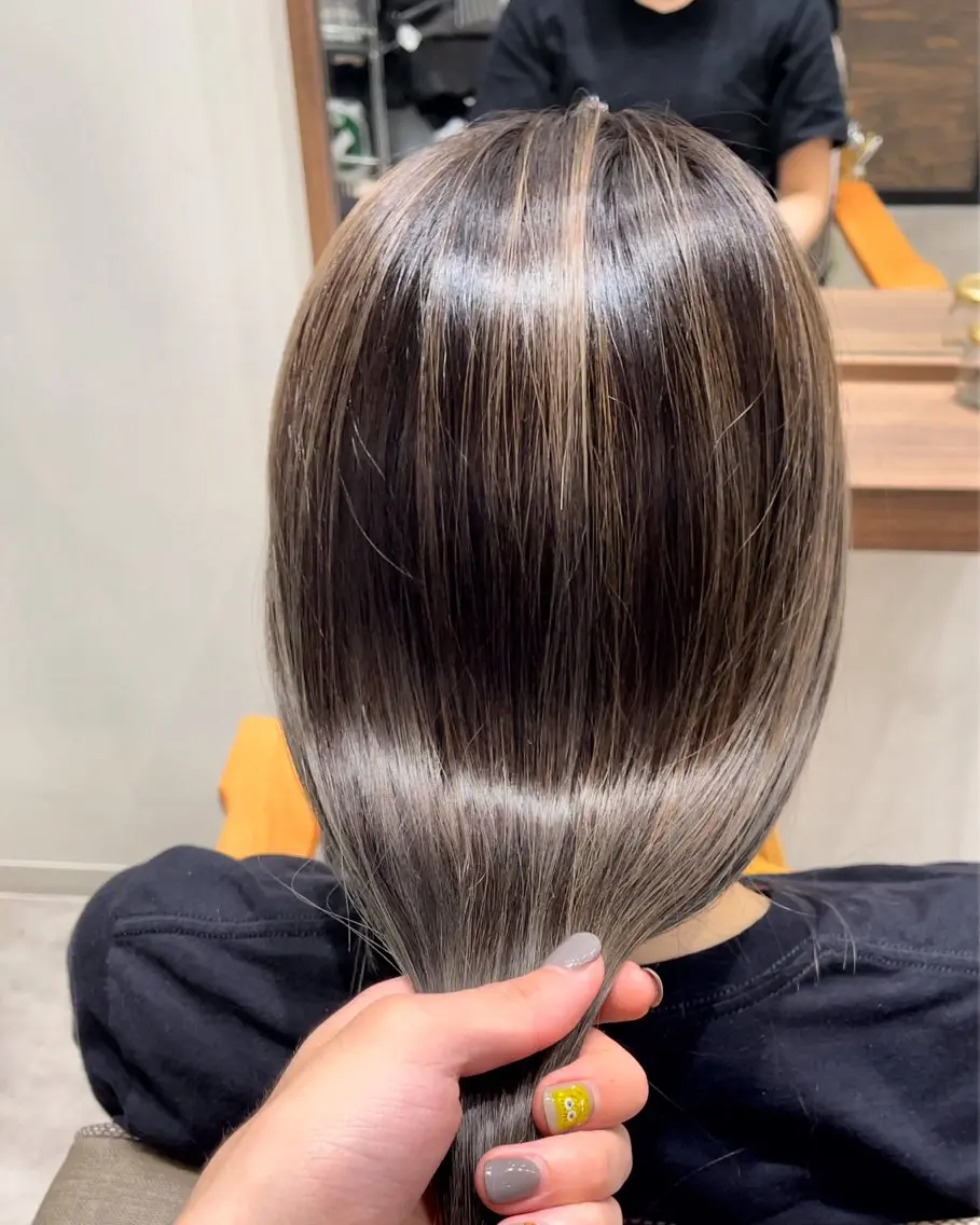 ロング カット ヘアカラー トリートメント 朝5分でキマる艶髪 /ヤマダのヘアスタイル
