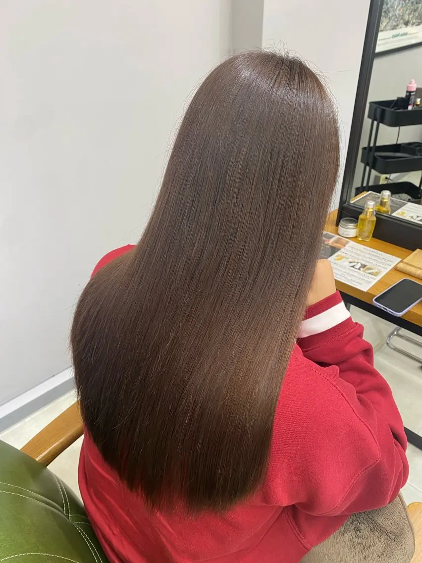 セミロング カット ヘアカラー 川村 涼介のヘアスタイル
