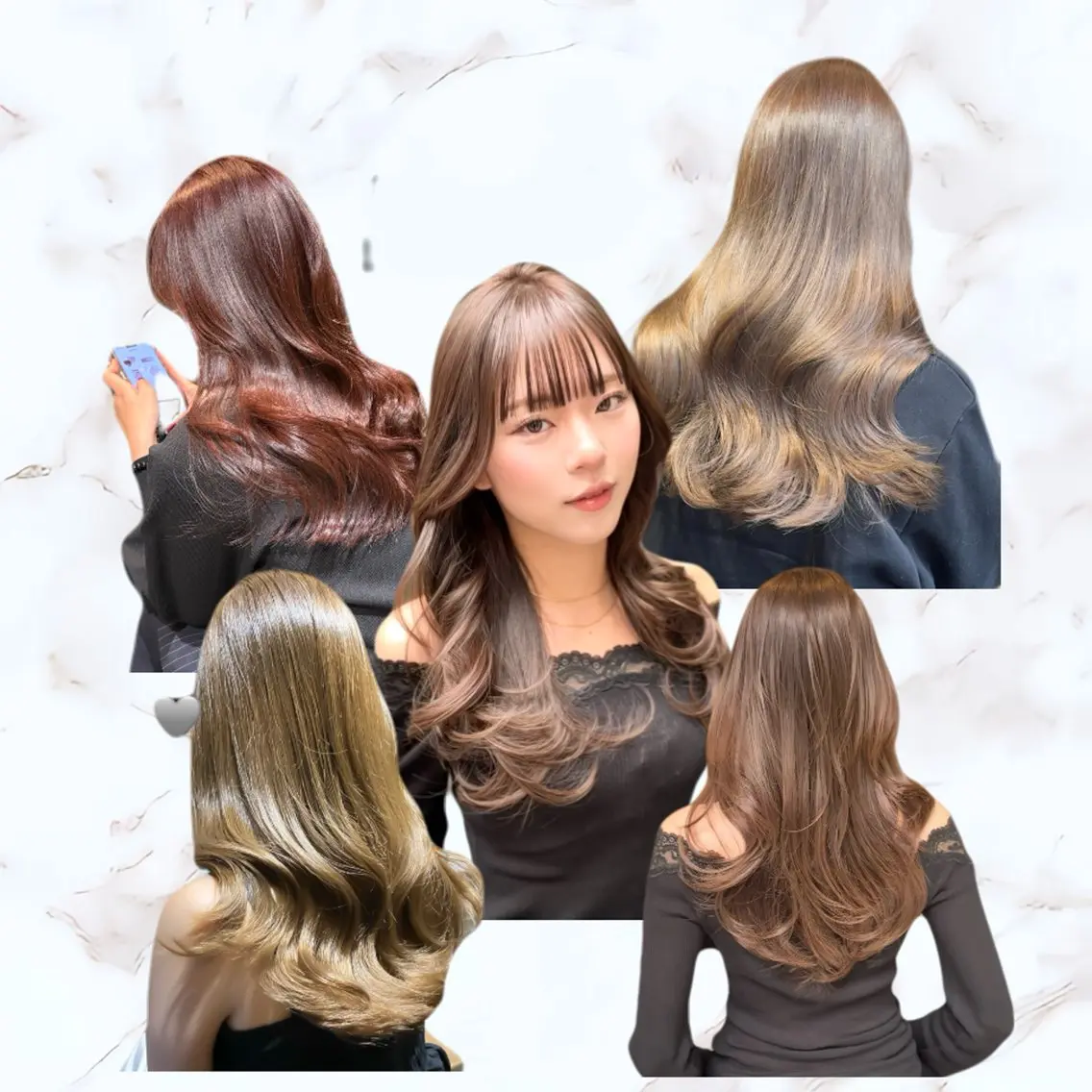 ロング カラー ベージュカラー ブラウンカラー ヘーゼル ハッシュカット/艶感 カラー/ユウキ✨のヘアスタイル