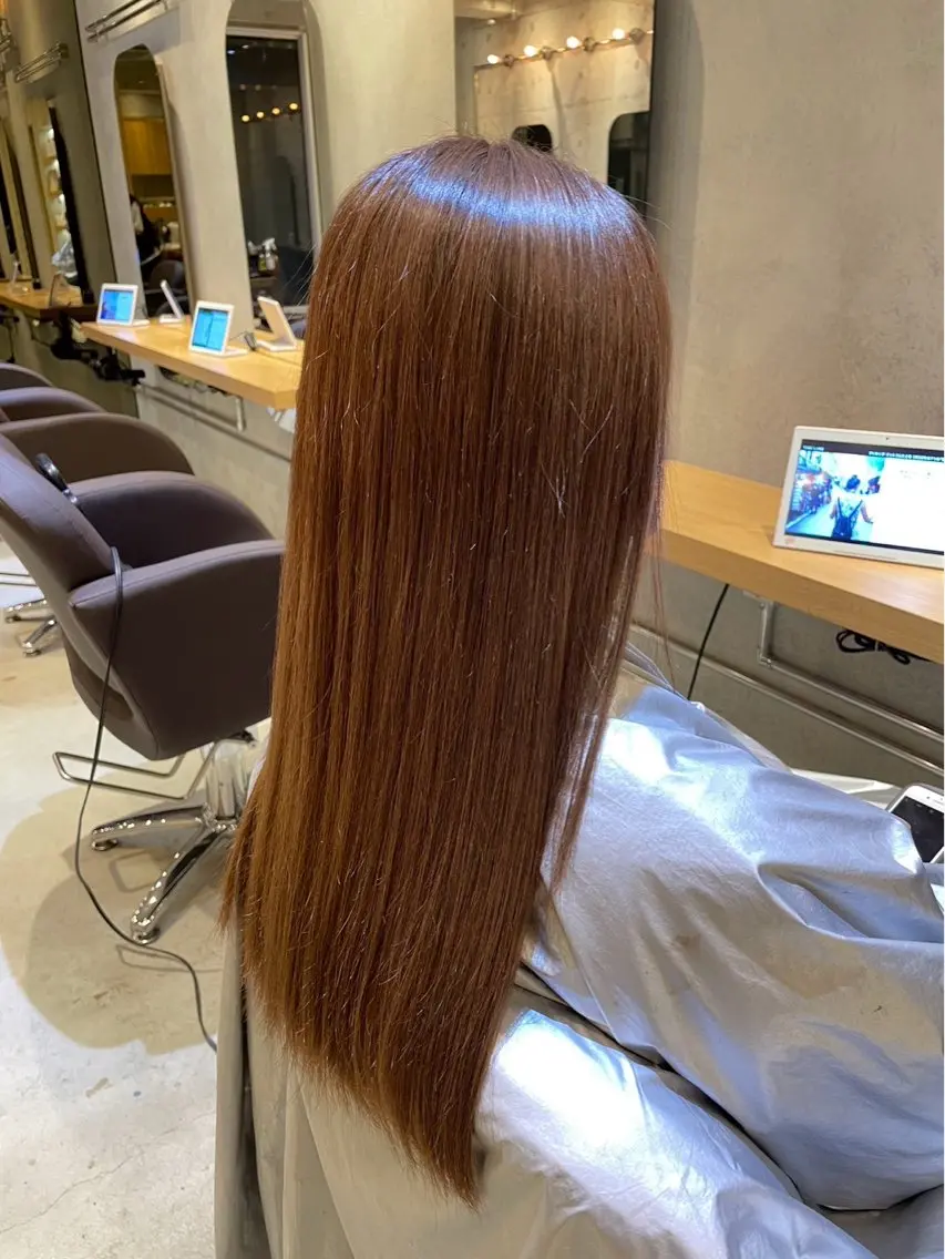 ロング カラー TELA HAIR 店長 塩田のヘアスタイル