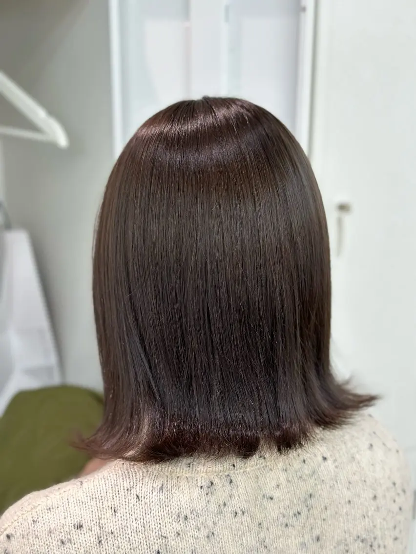 ミディアム カラー 🤍透明感カラー🤍 Moeのヘアスタイル