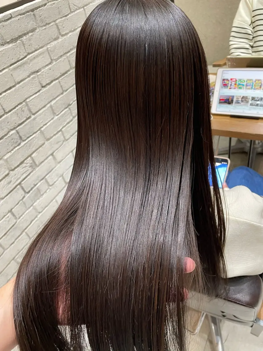 ロング カラー ヘアアレンジ 髪質改善 バレイヤージュ/ 髪質改善/渡邉悟🌱のヘアスタイル