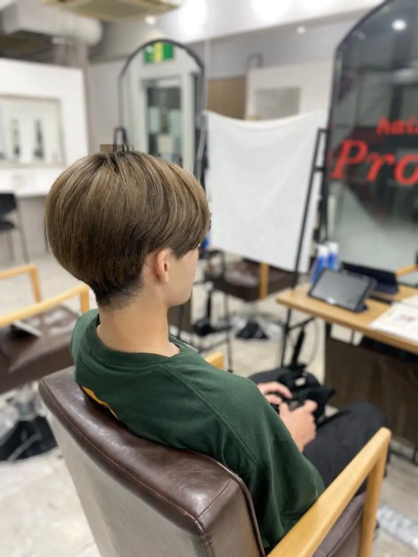 カラー メンズ ナチュラルカラー🌟 メンズカット保坂太一のヘアスタイル