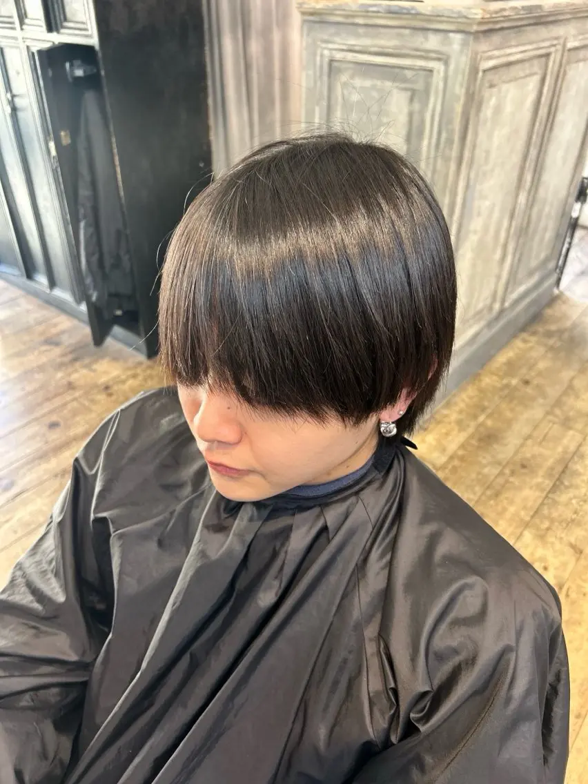 メンズ 縮毛矯正 トリートメント ♡ わたなべ にな ♡のヘアスタイル