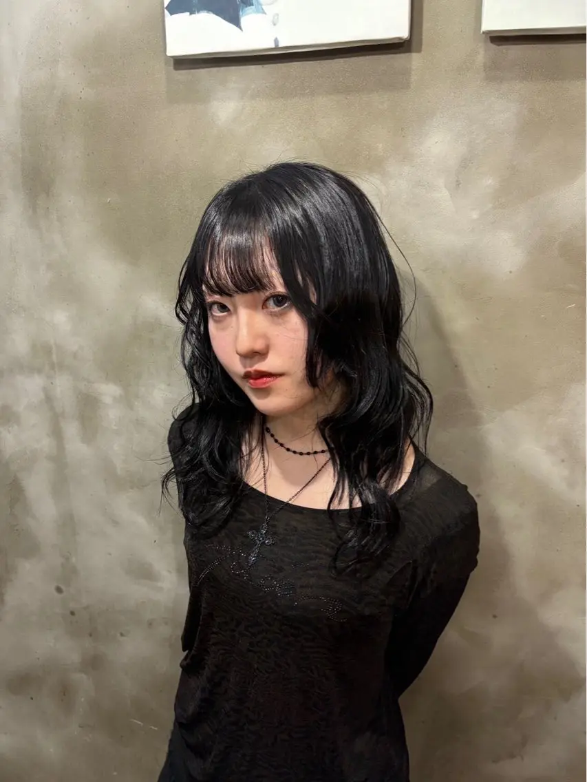 ロング トリートメント ヘアカラー トリートメント Hina/縮毛矯正/ 髪質改善/艶カラーのヘアスタイル