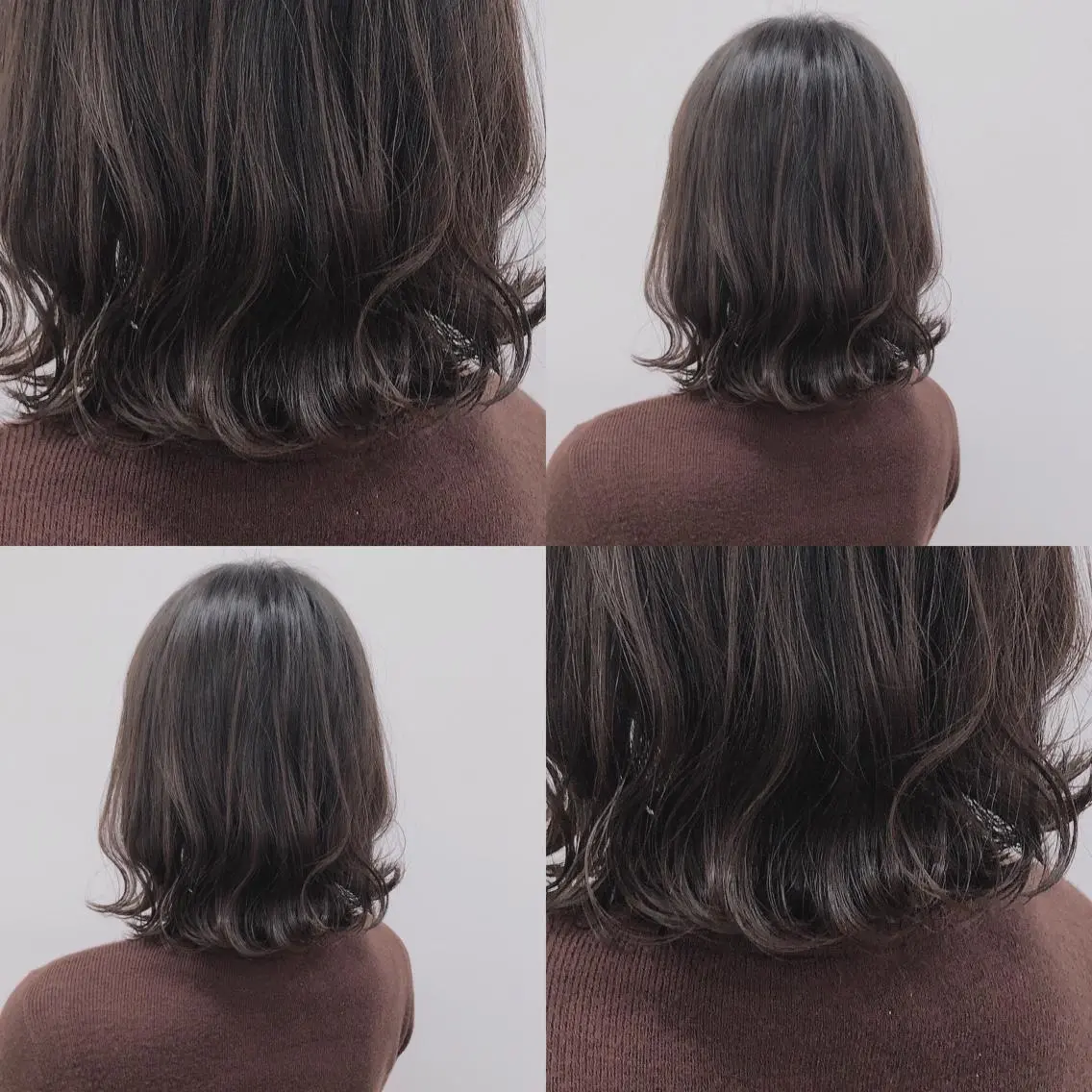 セミロング カラー パーマ ヘアアレンジ メンズ キッズ ネイル マツエク・マツパ 上品＆韓国風 🥀海心🥀のヘアスタイル