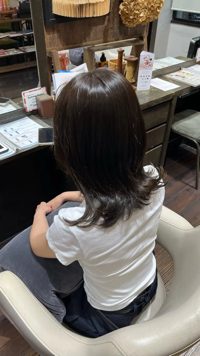 ミディアム 7/15カットモデル 募集中🆘小林蕗湖のヘアスタイル