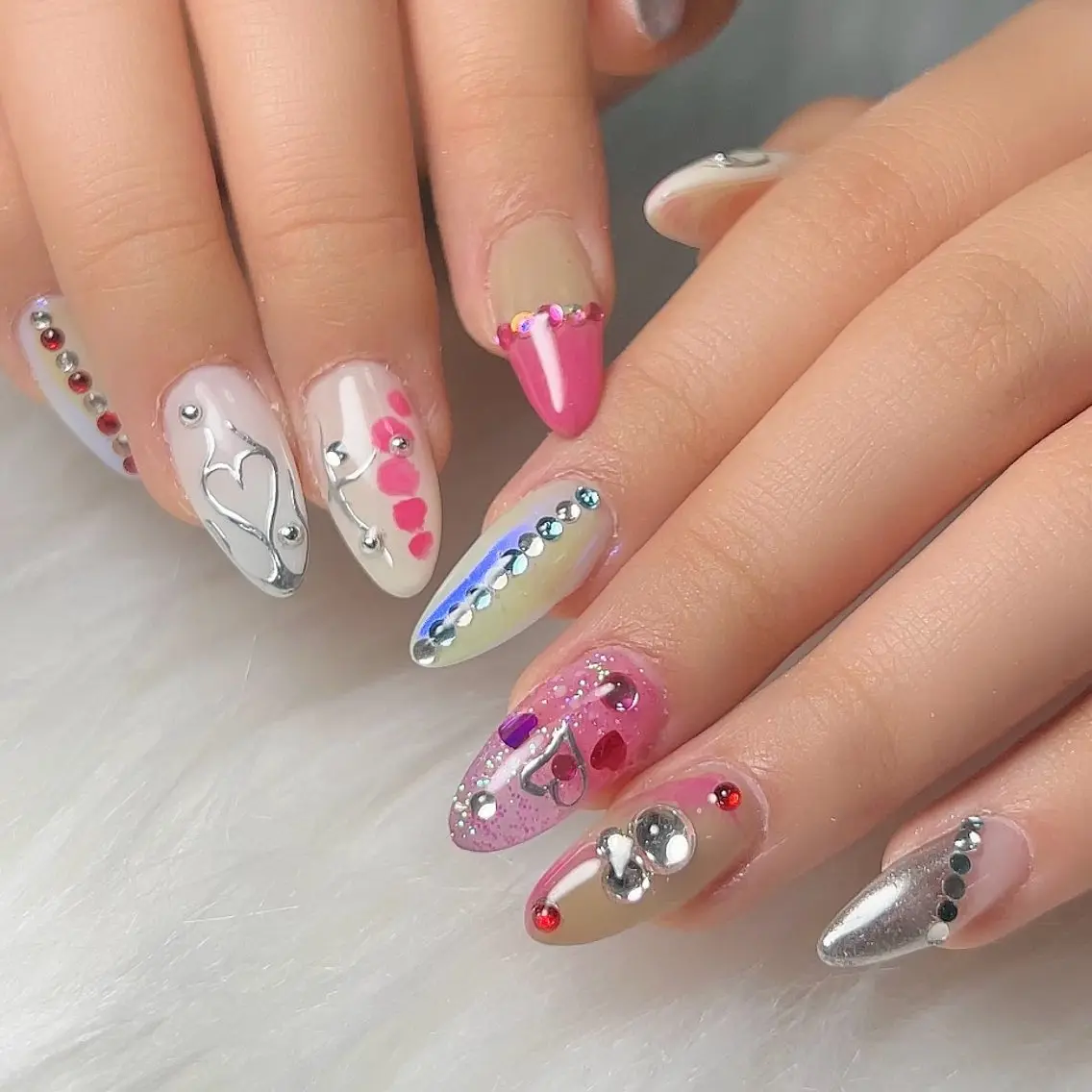 ネイル ハンドネイル 【Yappy🌈】 💖P-tanaのネイルデザイン