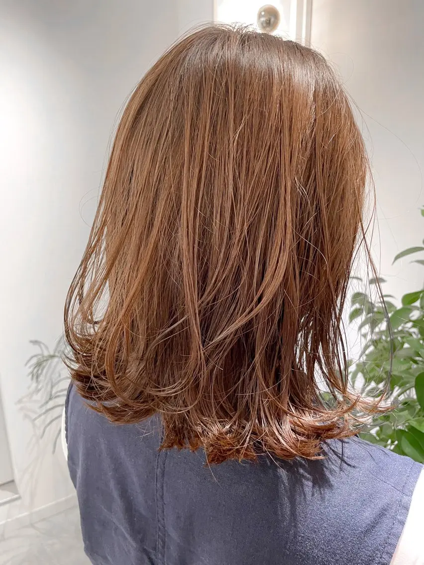 ミディアム カラー カラー/レイヤー /カット泉谷七登のヘアスタイル