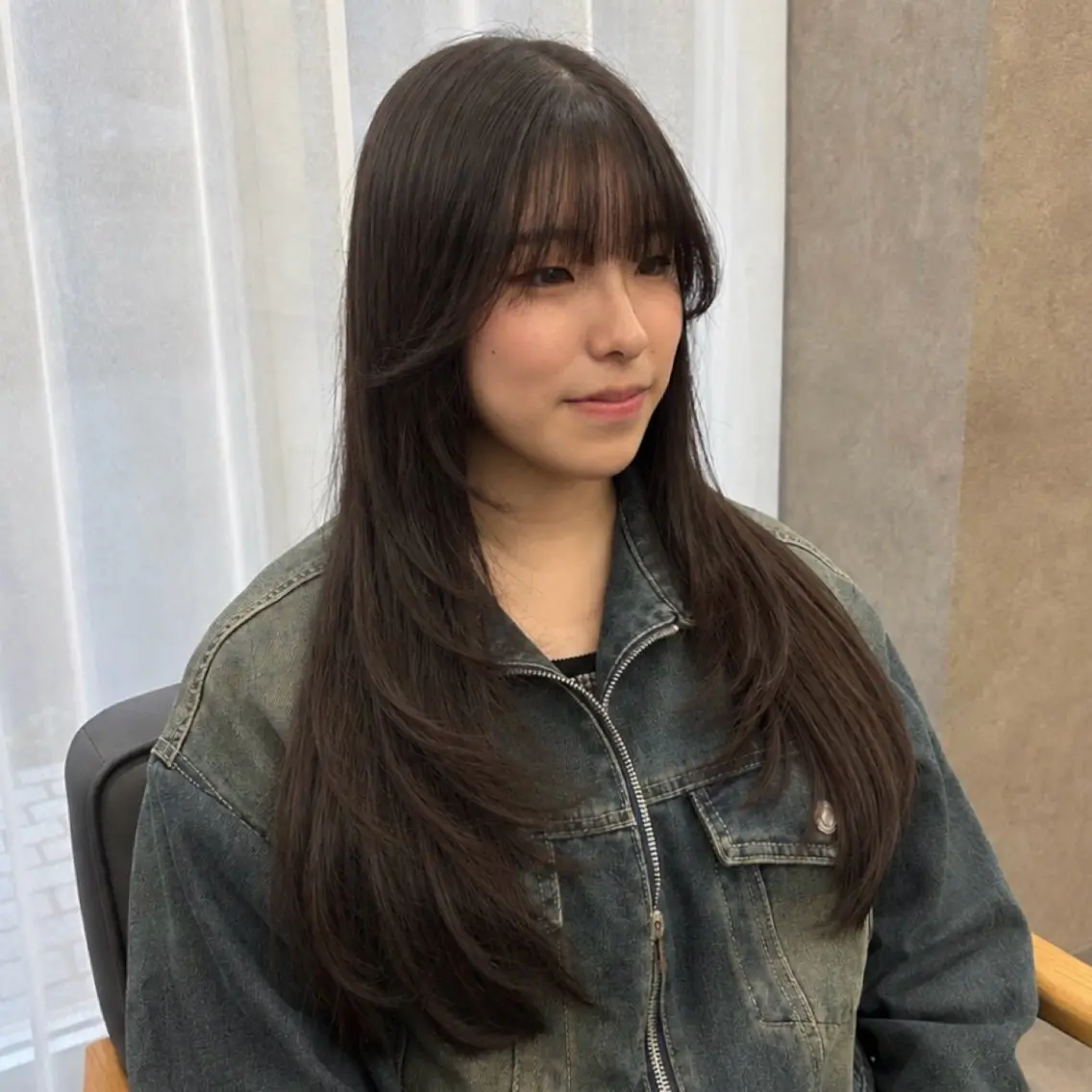ロング レイヤーカット カット momo🎀毛流れ /ニュアンスのヘアスタイル