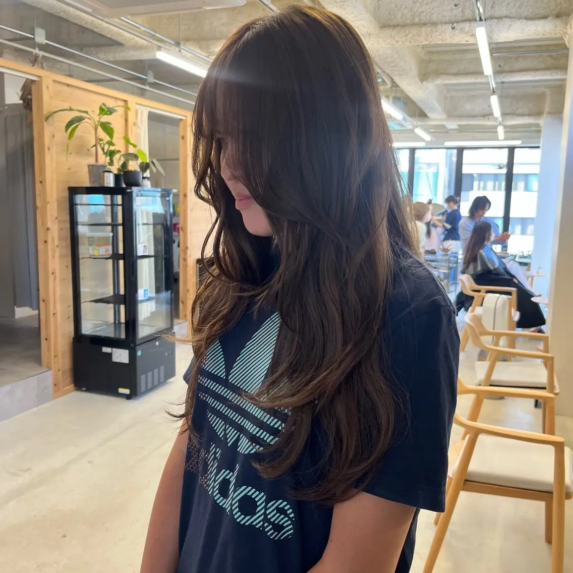 ロング カラー ヘアカラー トリートメント SiLO yuri andoのヘアスタイル