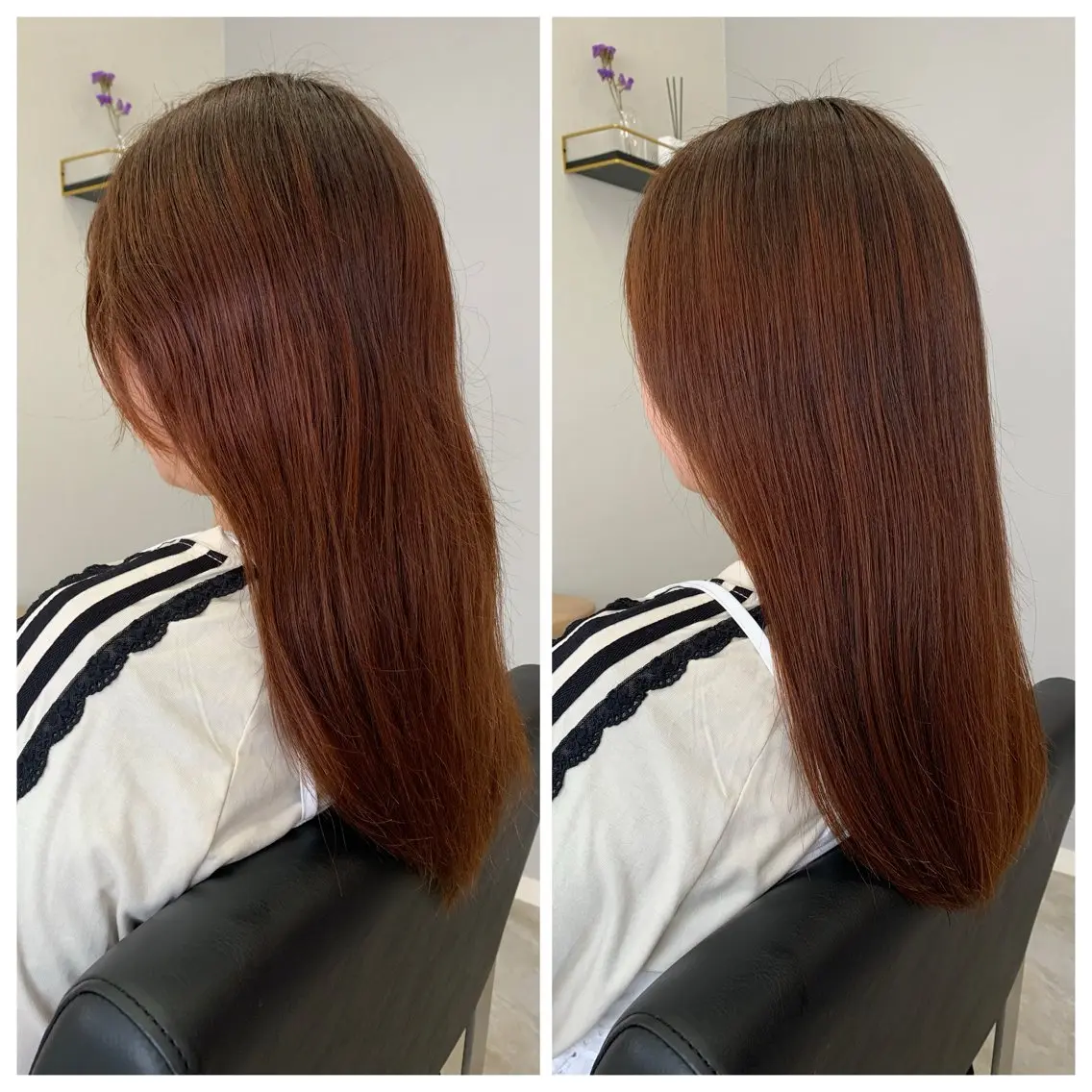 セミロング カット 縮毛矯正 トリートメント en.桐山 晃彦のヘアスタイル