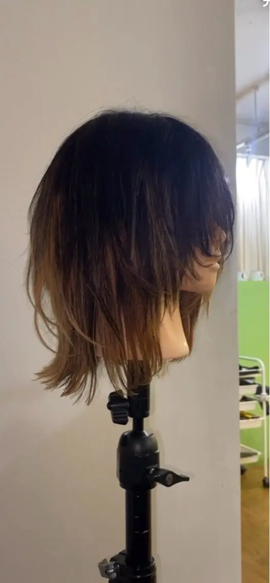 ミディアム ヘアアレンジ レイヤーカット ウルフカット ウルフレイヤー 20代〜40代 大塚🌱松原大将のヘアスタイル