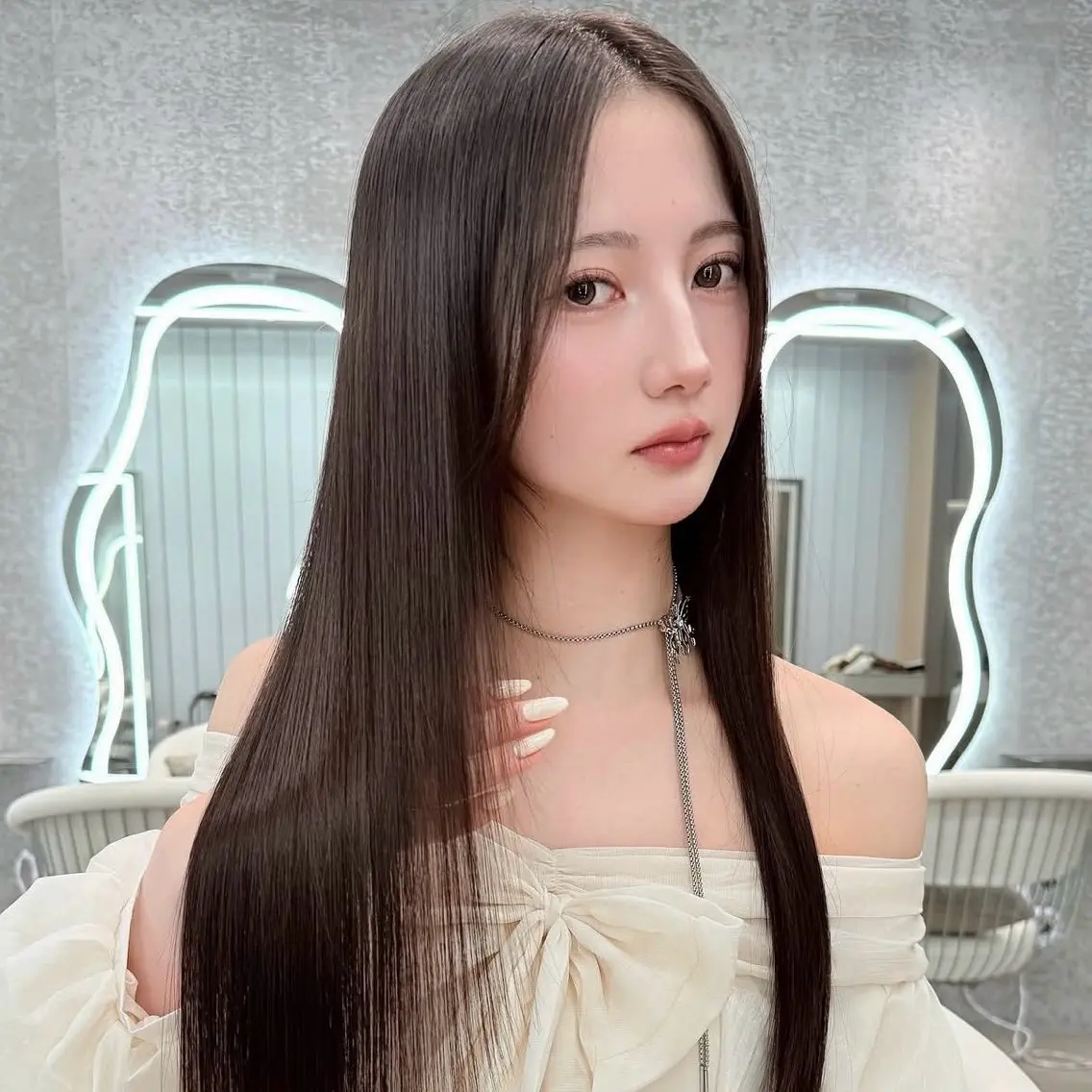 ロング 切りっぱなしボブ ボブ 顔周りカット ハッシュカット ハイレイヤー カット 縮毛矯正 トリートメント 💞レイヤー/ボブ/ 縮毛矯正/大和田拓夢のヘアスタイル