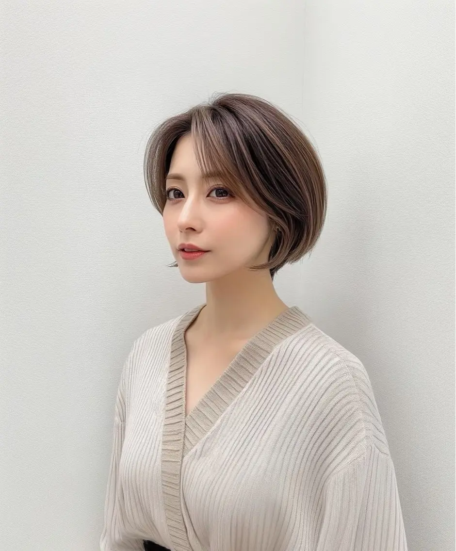 ショート カラー 透明感カラー/渋谷/ あんのヘアスタイル